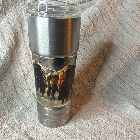 Tervis Stainless Steel Buffalo Mug - Pre Loved with a lot of life left-SEE PICS - Picture 2 of 7
